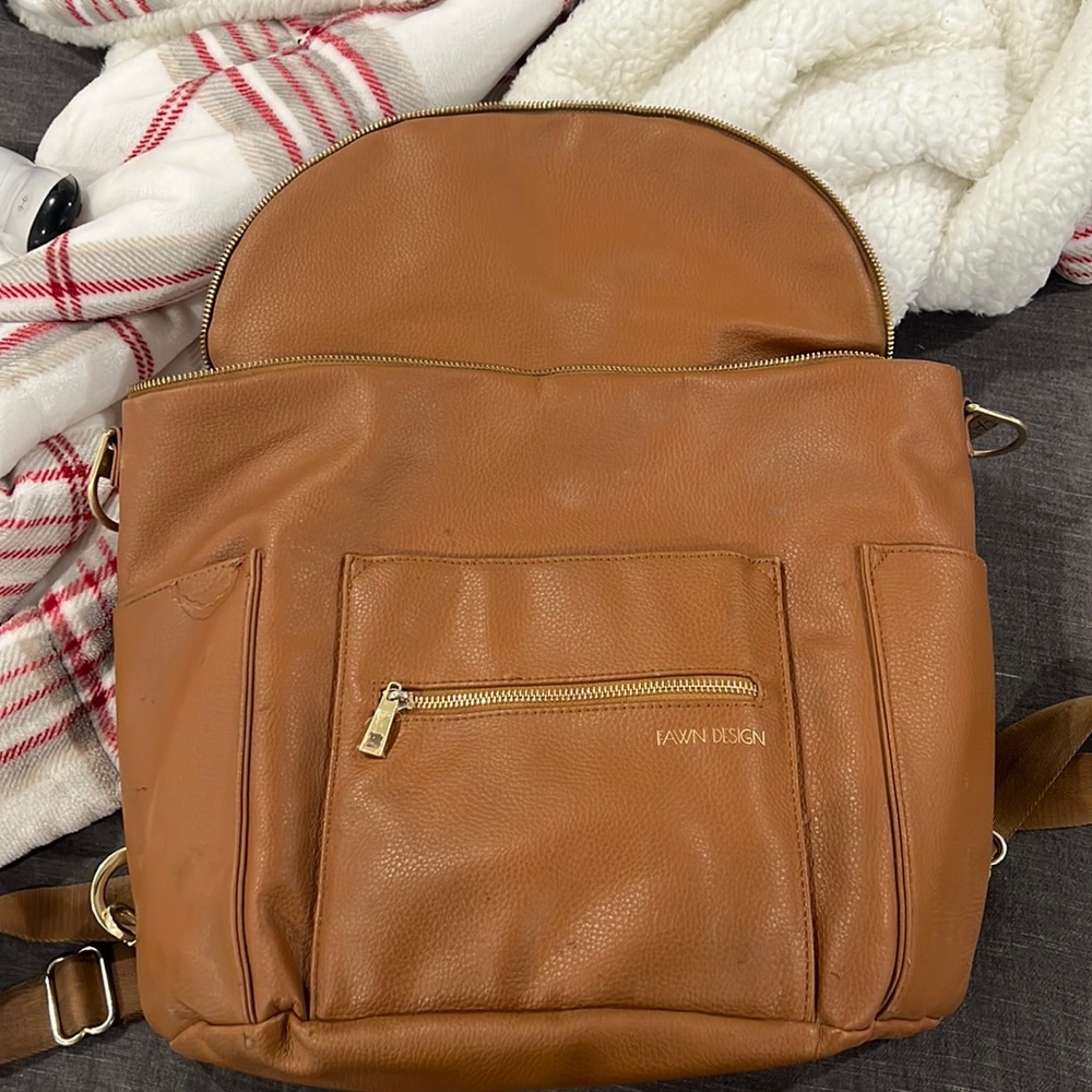 The Original diaper bag, Brown, smoke free, pet free home. Used